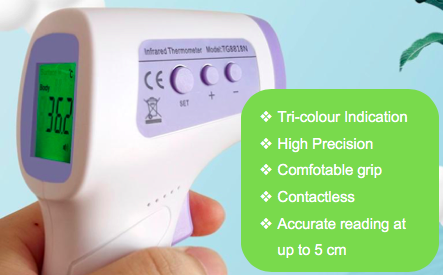 Economic high accuracy forehead thermometer now available
